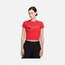 Nike Sportswear Swoosh Graphic Cropped Short-Sleeve Kadın Tişört