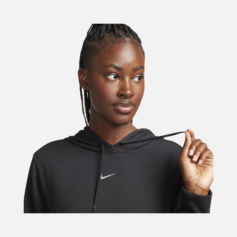Nike Dri-Fit One French Terry Graphic  Training Hoodie Kadın Sweatshirt