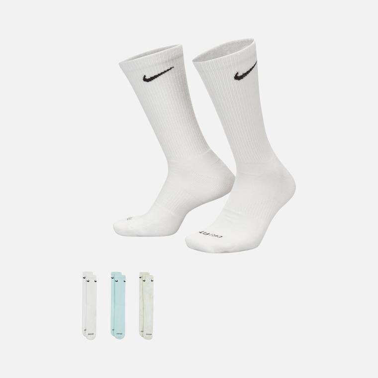 Nike Everyday Plus Cushioned Crew (3 Pairs) Unisex Çorap