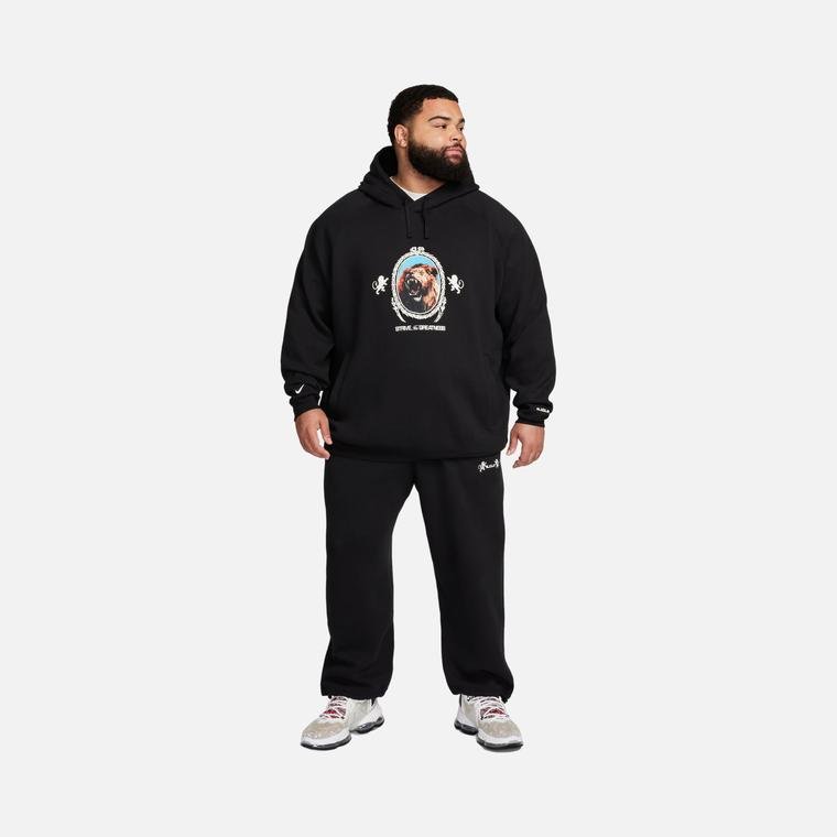 Nike LeBron James Brush Pullover Fleece Hoodie Erkek Sweatshirt