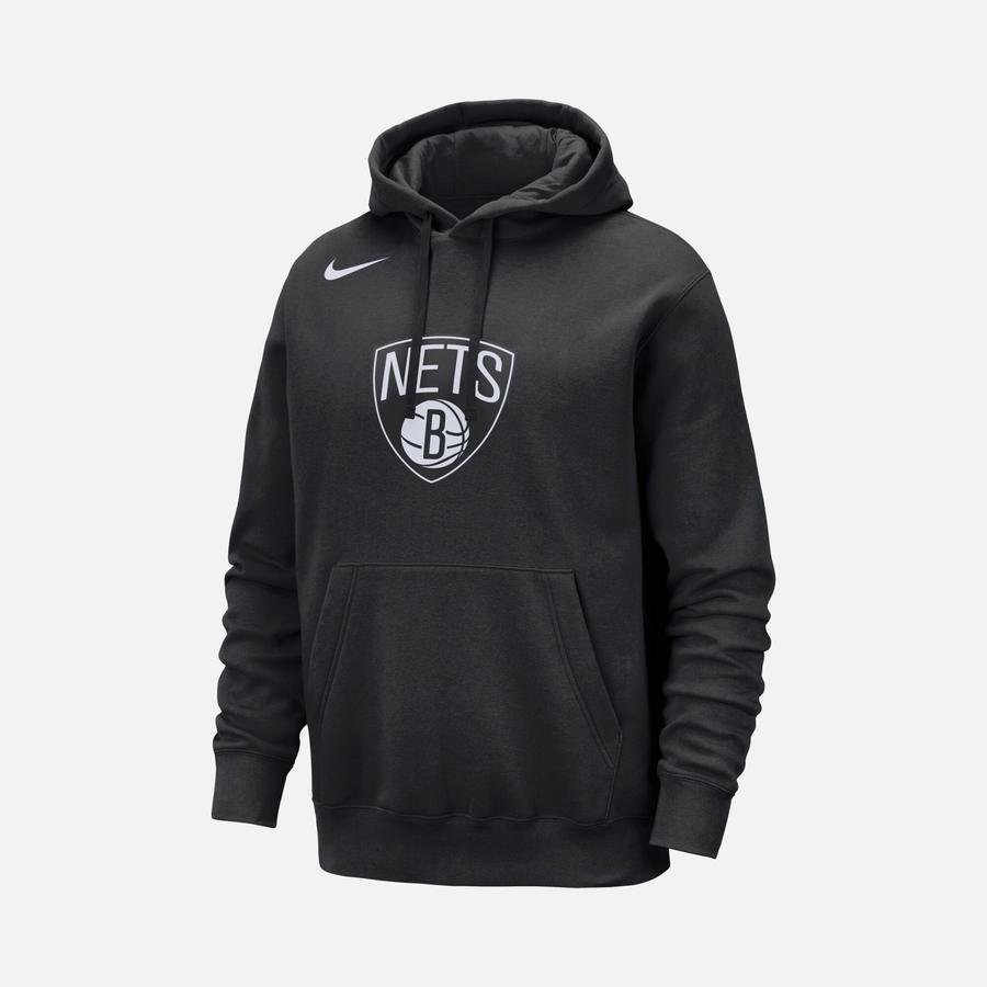  Nike Brooklyn Nets Club NBA Pullover Hoodie Erkek Sweatshirt