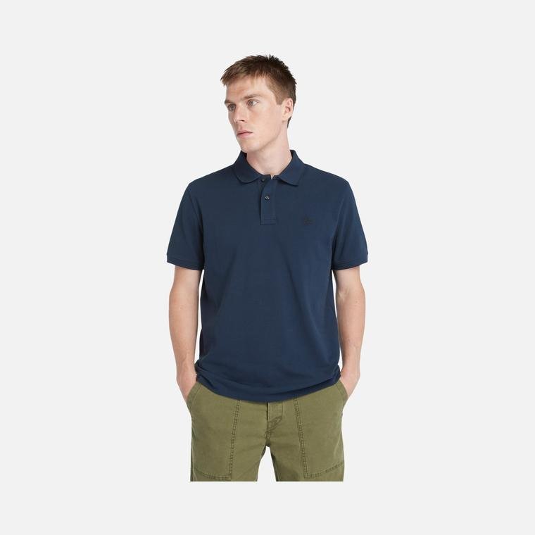 Timberland Sportswear Millers River Pique Short-Sleeve Polo Erkek Tişört