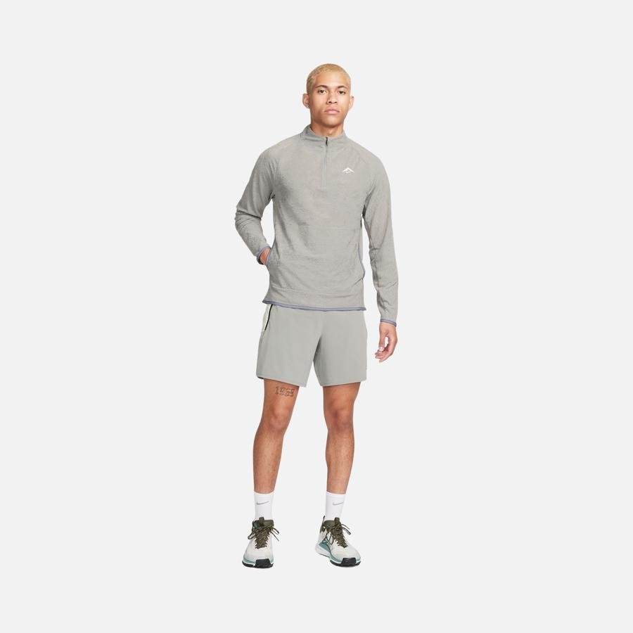  Nike Trail Dri-Fit 1/2-Zip Running Long-Sleeve Erkek Tişört