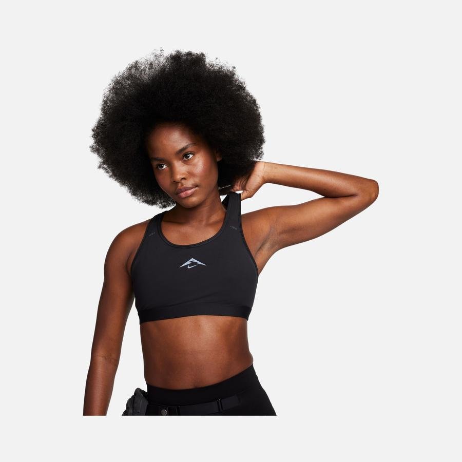  Nike Dri-Fit Swoosh On-The-Run Trail Medium-Support Kadın Bra