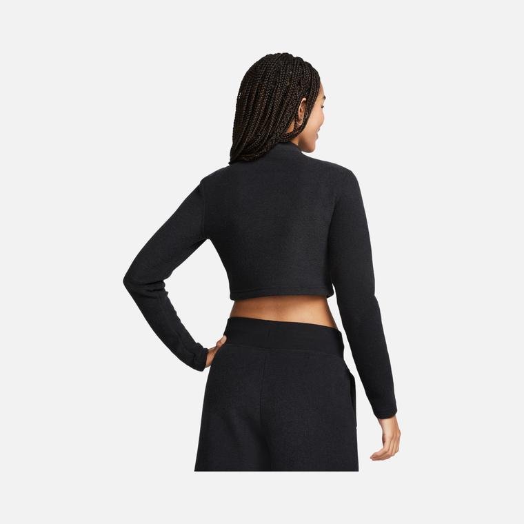 Nike Sportswear Phoenix Plush Fleece Slim Mock-Neck Kadın Sweatshirt