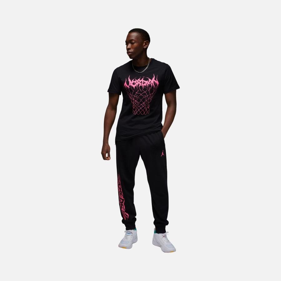  Nike Jordan Sports Dri-Fit Graphics Team Short-Sleeve Erkek Tişört