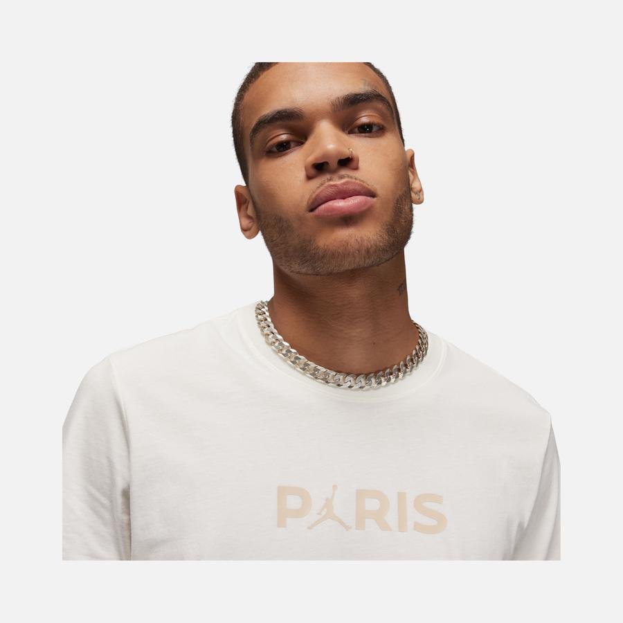  Nike Jordan Paris Saint-Germain Logo Graphic Short-Sleeve Erkek Tişört