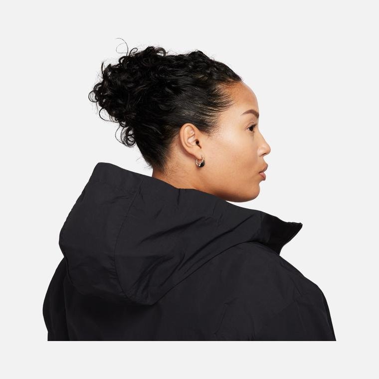 Nike Sportswear Trend Woven Oversized Full-Zip Hooded (Plus Size) Kadın Ceket