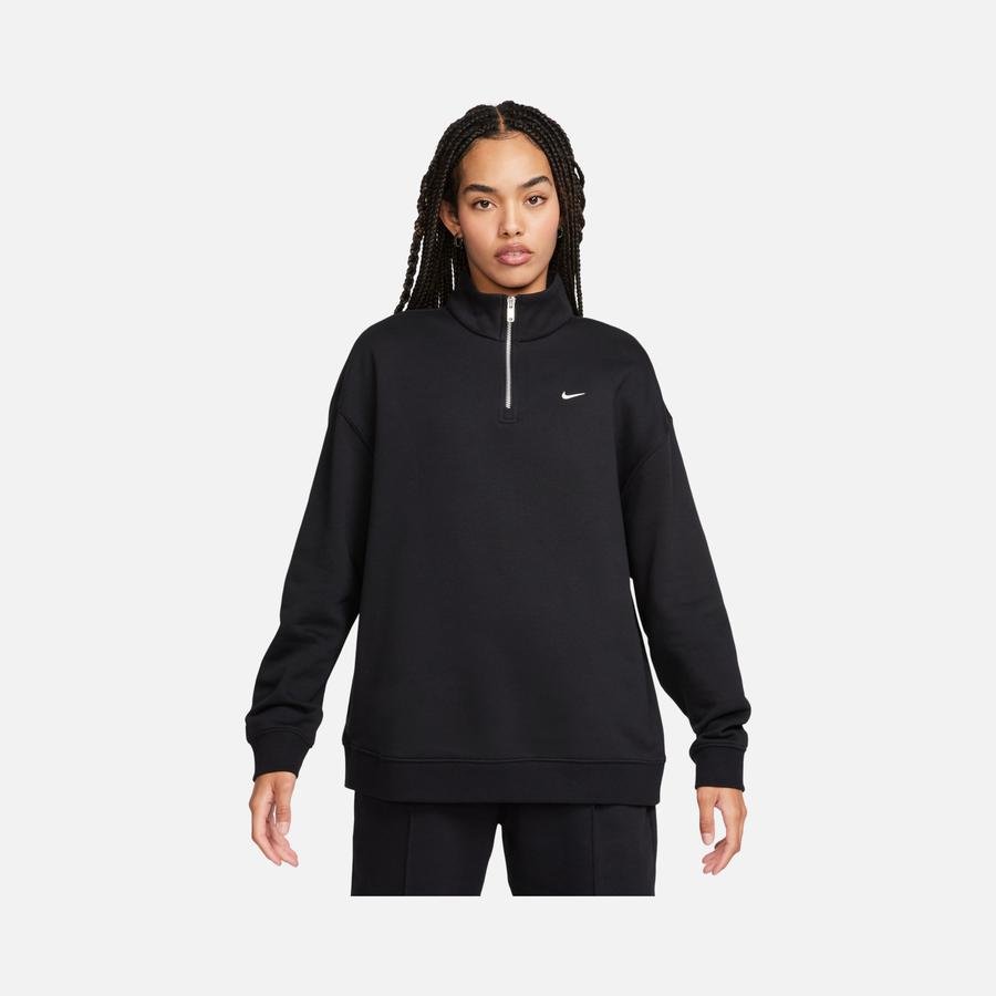  Nike Sportswear Oversized Quarter Zip Fleece Kadın Sweatshirt