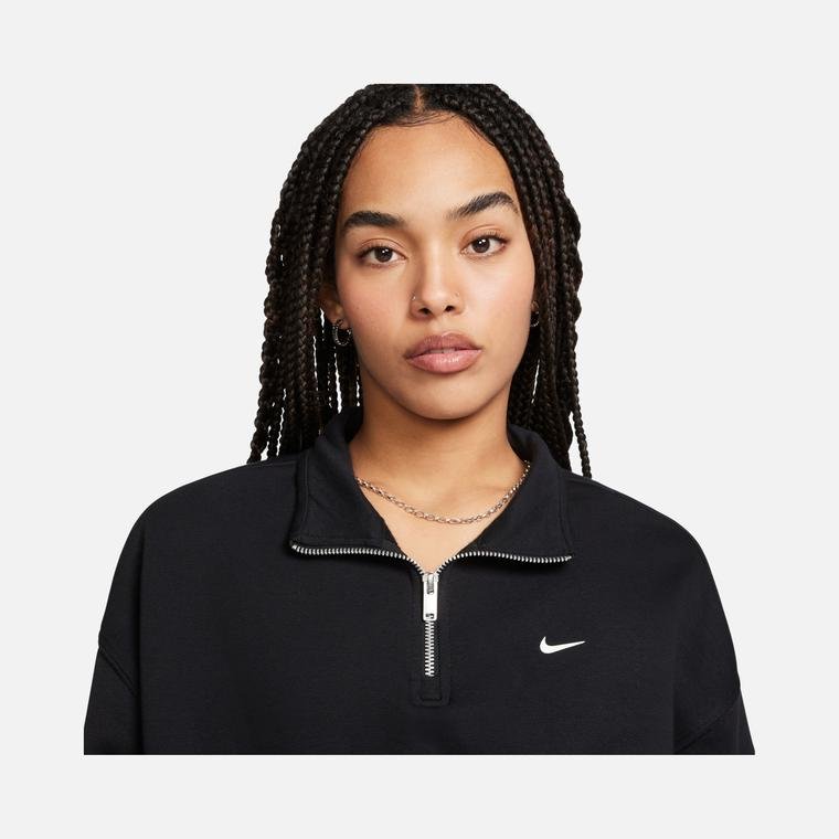 Nike Sportswear Oversized Quarter Zip Fleece Kadın Sweatshirt