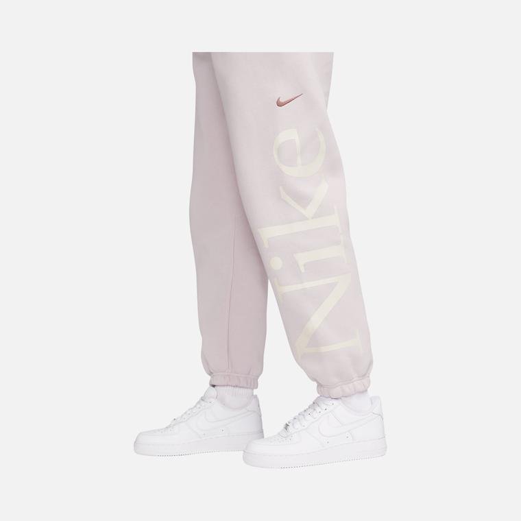 Nike Sportswear Phoenix Fleece Oversized Logo Graphic Kadın Eşofman Altı