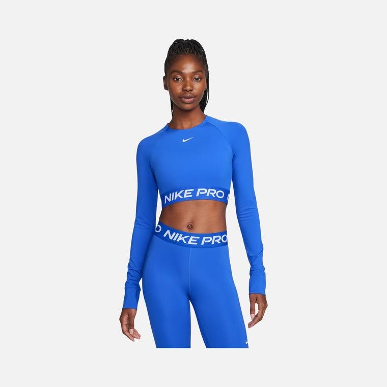 Nike Pro 365 Dri-Fit Cropped Training Long-Sleeve Kadın Tişört