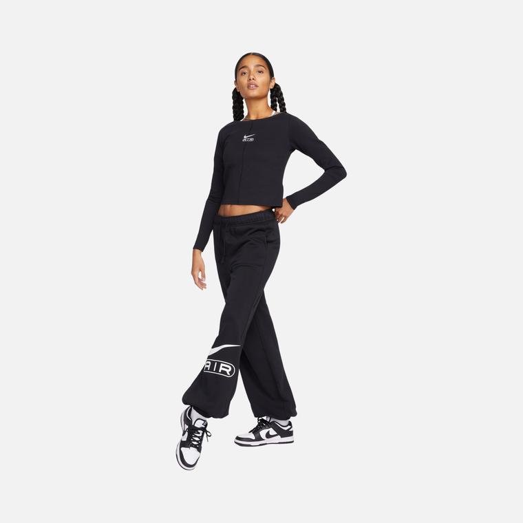 Nike Sportswear Air Fleece Mid-Rise Kadın Eşofman Altı