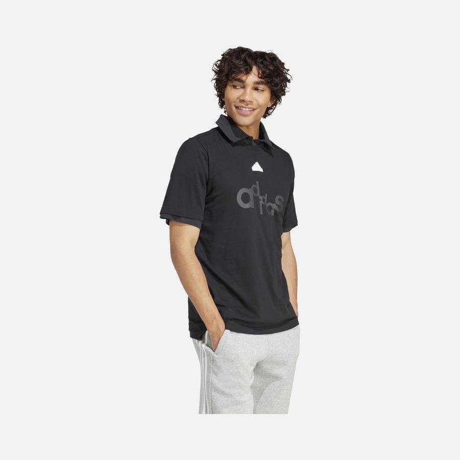  adidas Sportswear Graphic Print Fleece Short-Sleeve Erkek Tişört