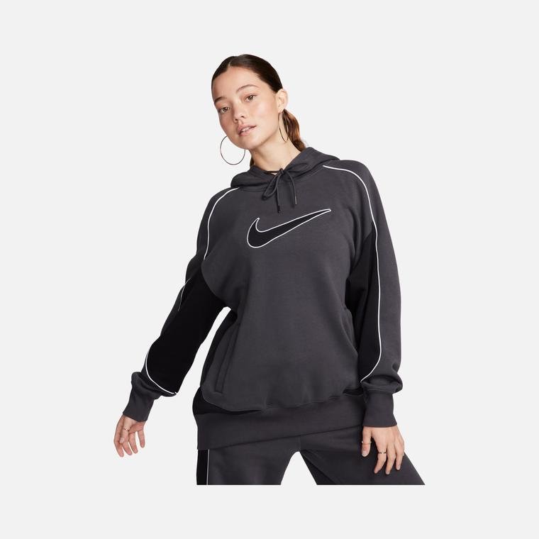 Nike Sportswear Oversized Fleece Pullover Hoodie Kadın Sweatshirt