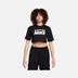 Nike Sportswear Gel Wide Cut & Off Shoulder Cropped Short-Sleeve Kadın Tişört