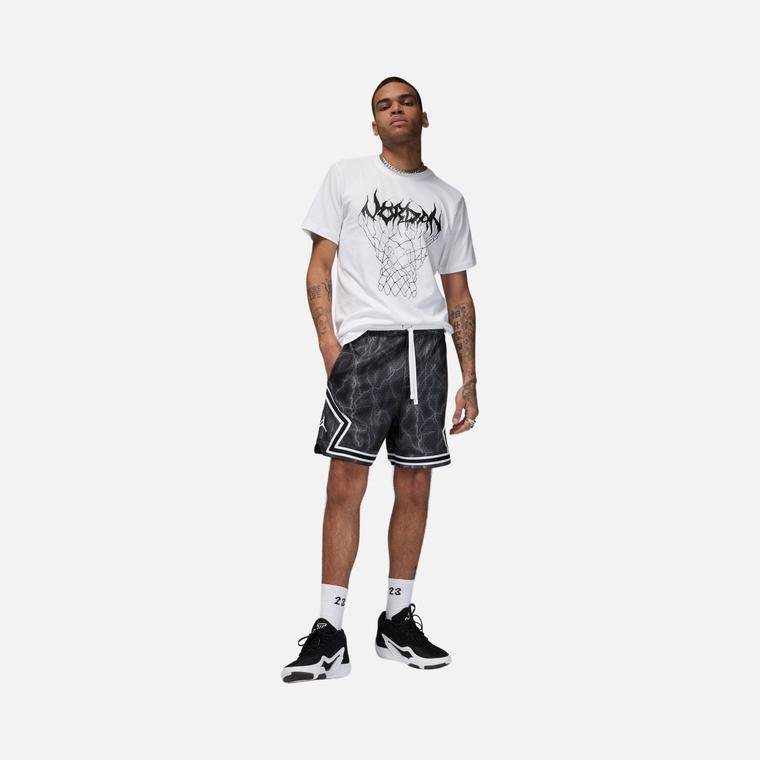 Nike Jordan Dri-Fit All-Over Printed Sport Diamond Basketball Erkek Şort