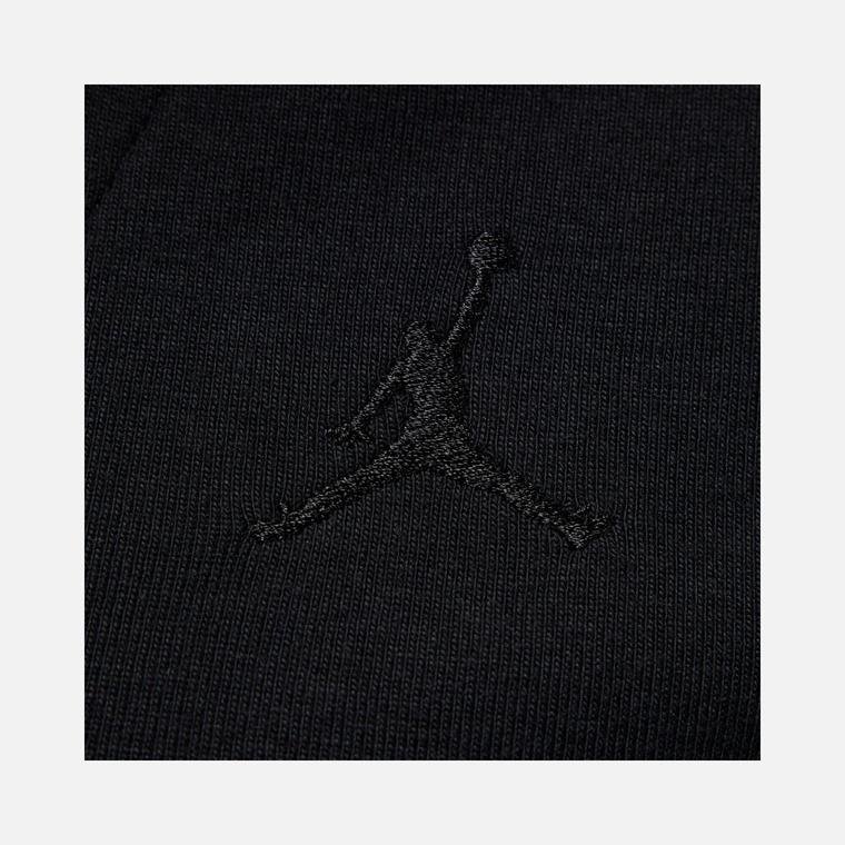 Nike Jordan Twill Knit Cropped Buttoned Short-Sleeve Kadın Tişört