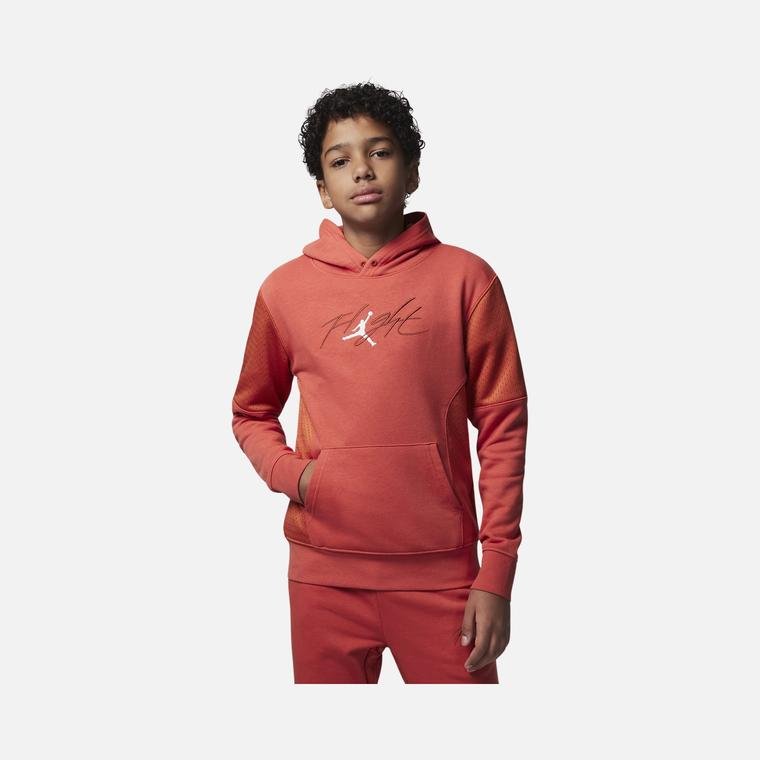 Nike Jordan Brand Off Court Flight French Terry Pullover Hoodie Çocuk Sweatshirt