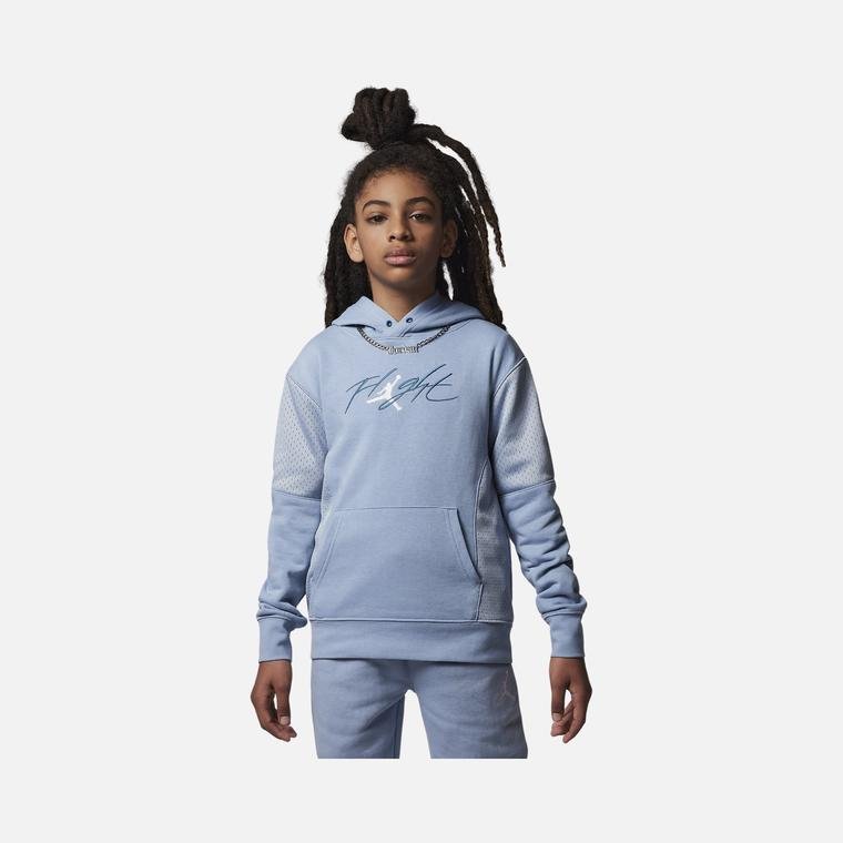 Nike Jordan Brand Off Court Flight French Terry Pullover Hoodie Çocuk Sweatshirt