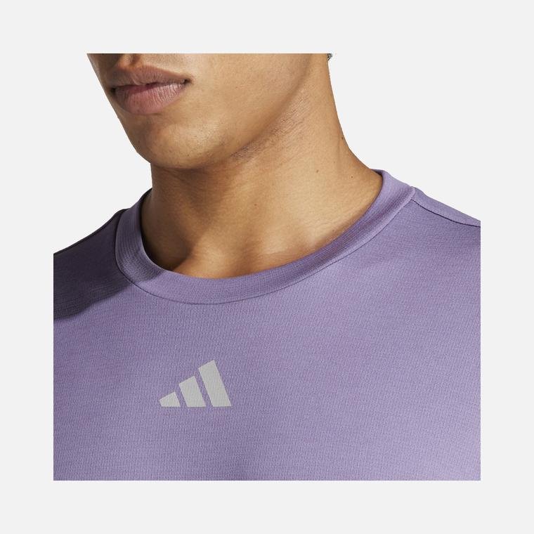 adidas Hiit 3-Stripes Training Short-Sleeve Erkek Tişört