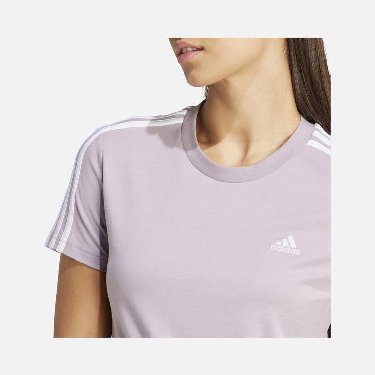 adidas Essentials Slim 3-Stripes Short-Sleeve Kadın Tişört