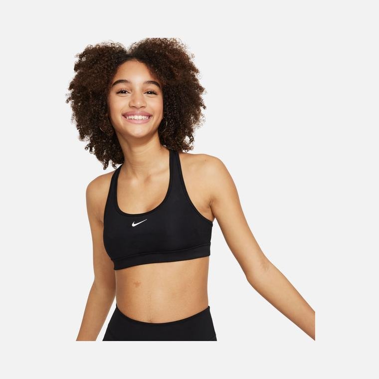Nike Swoosh Medium Support Padded Training (Girls') Çocuk Bra