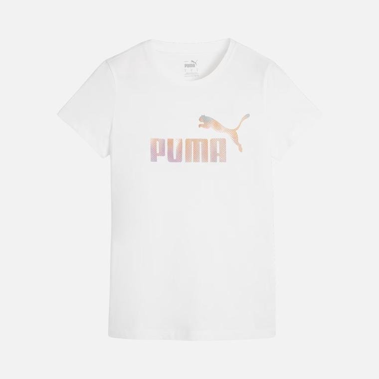 Puma Sportswear Essential Logo Short-Sleeve Kadın Tişört