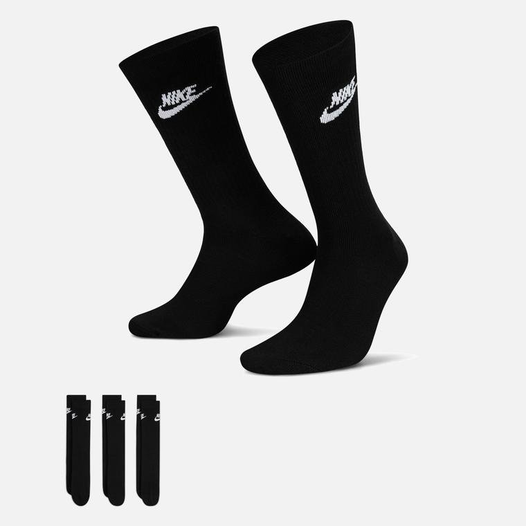 Nike Sportswear Everyday Essential Crew CO (3 Pairs) Unisex Çorap