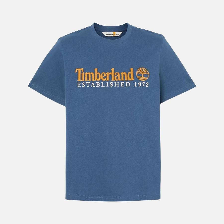  Timberland Sportswear Embroidery Logo Graphic SS24 Short-Sleeve Erkek Tişört