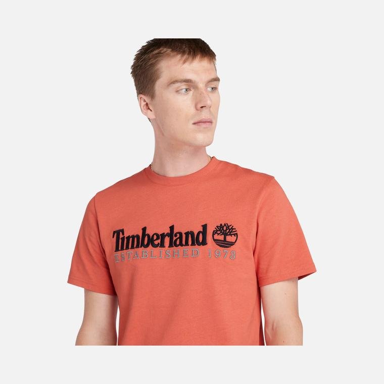 Timberland Sportswear Embroidery Logo Graphic SS24 Short-Sleeve Erkek Tişört