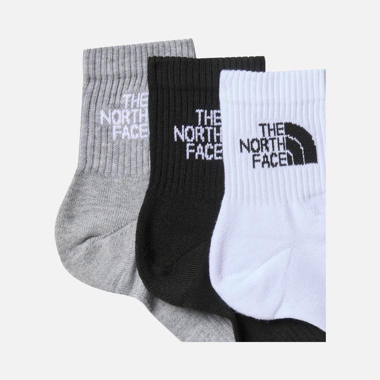 North Face Multi Sport Cushion 1/4 Quarter (3 Pairs) Unisex Çorap