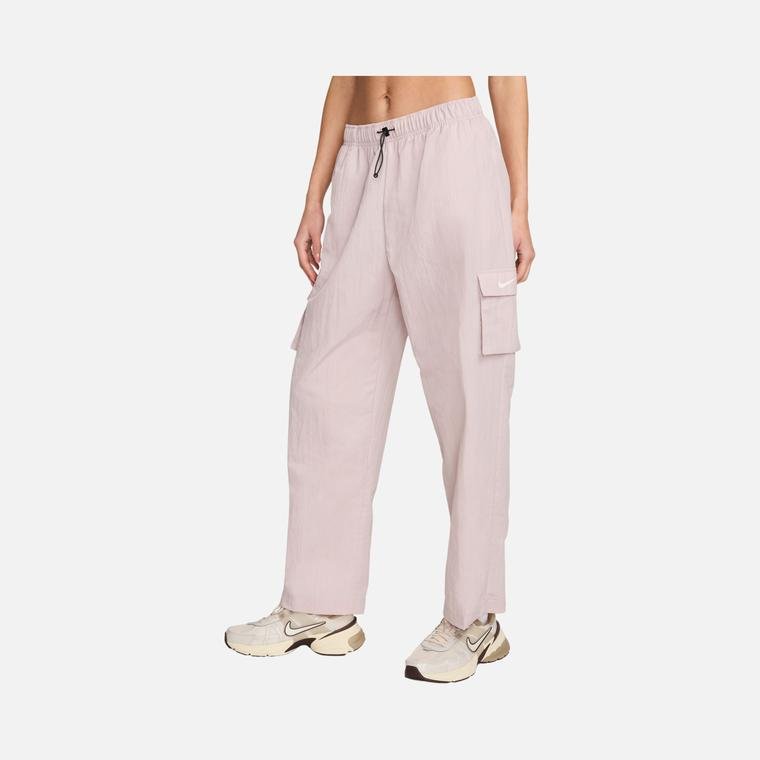 Nike Sportswear Essentials High-Rise Woven Fabrics Cargo Kadın Pantolon