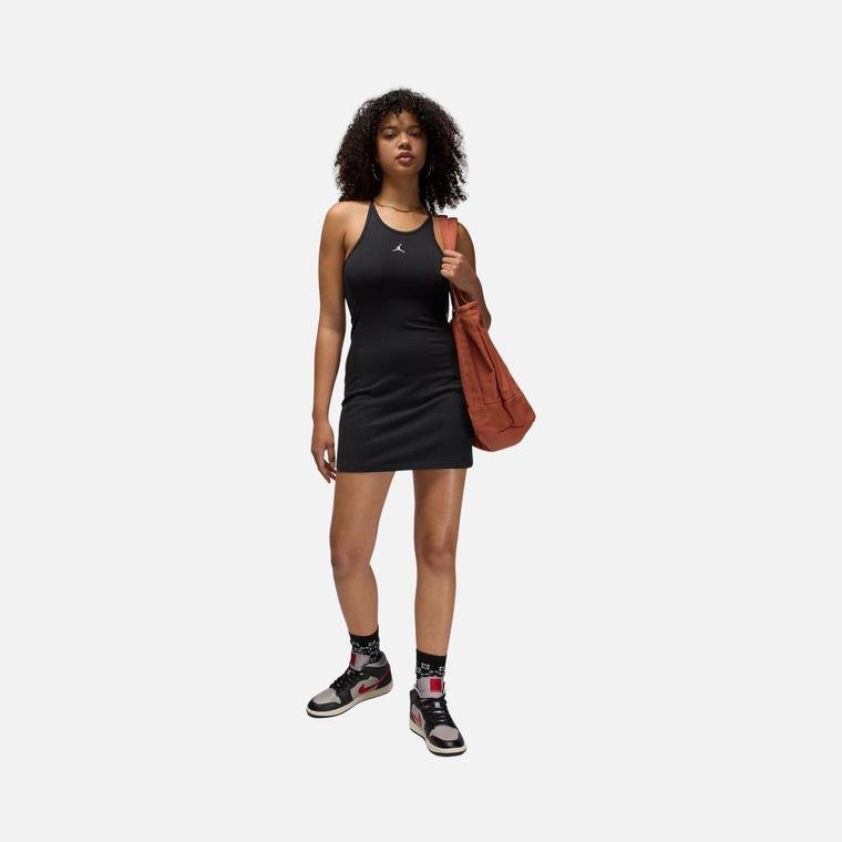Nike Jordan Essentials Single Jersey Knit Fabric Racerback Design Kadın Elbise