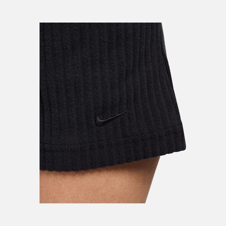 Nike Sportswear Chill Knit High-Waisted Slim 8cm (approx.) Ribbed Kadın Şort