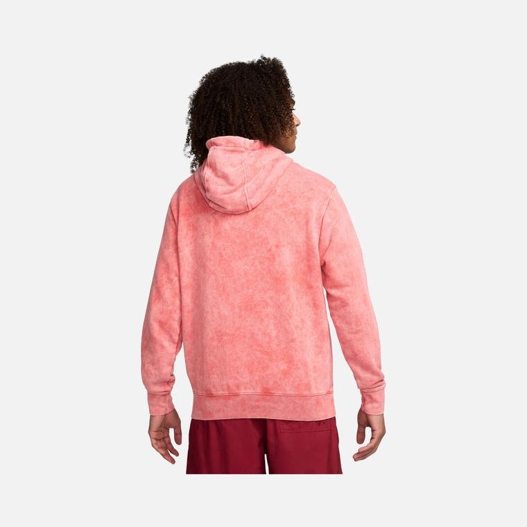 Nike Sportswear Club Pullover French Terry Fine 2.0 Washed Hoodie Erkek Sweatshirt