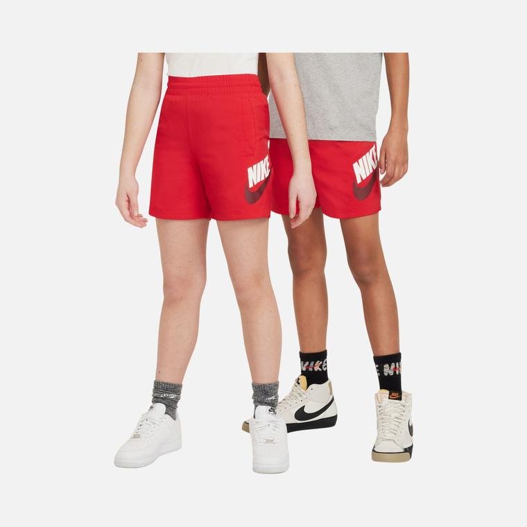 Nike Sportswear Woven Fabrics Mesh Lined Multidirectional Çocuk Şort