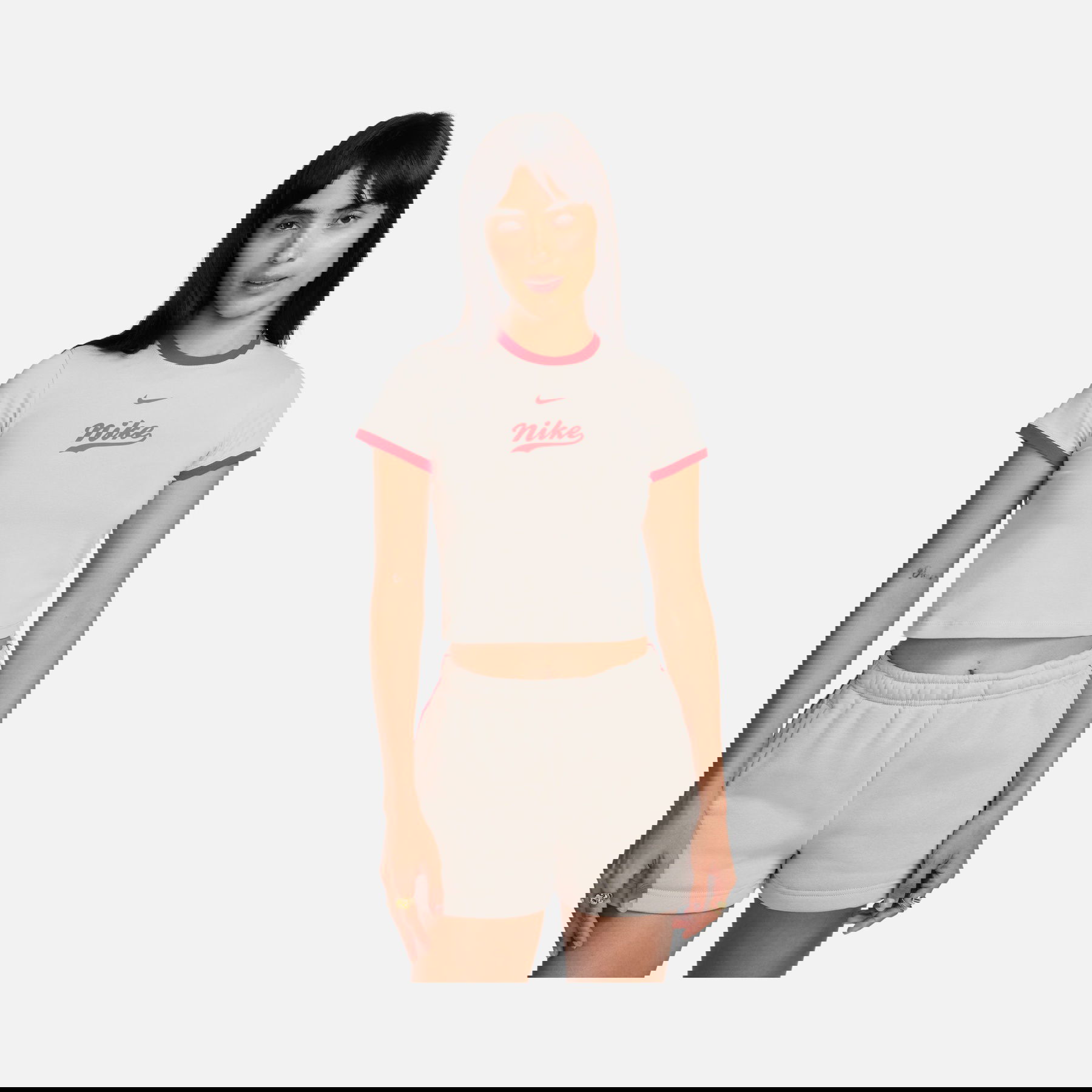  Nike Sportswear Baby Trend Cropped Short-Sleeve Kadın Tişört