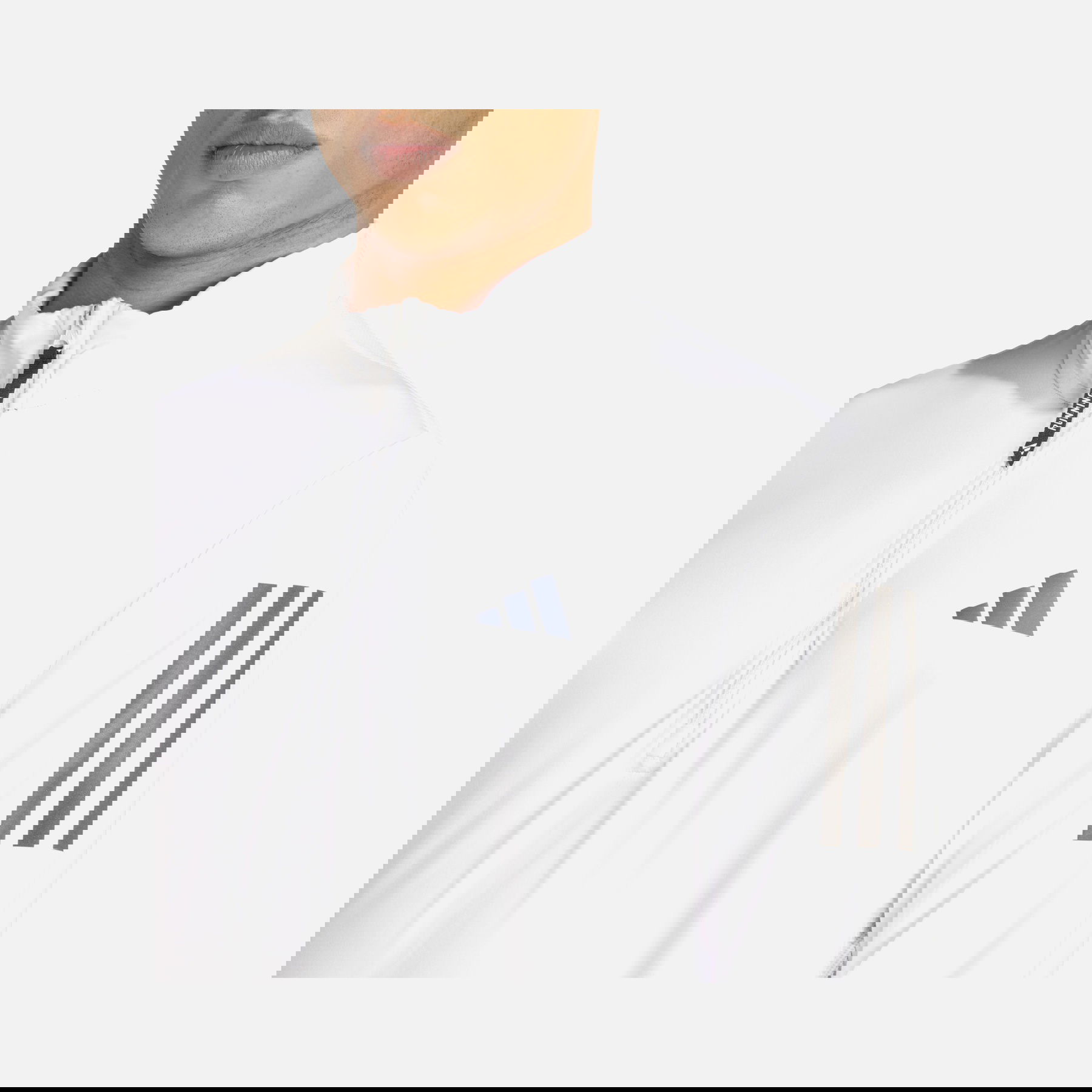  adidas AEROREADY Own the Run Half-Zip Long-Sleeve Erkek Tişört