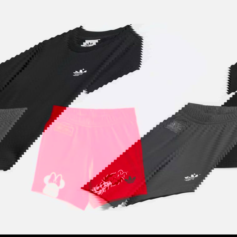 adidas Originals x Disney Minnie Mouse Graphics Short-Sleeve Tişört&Şort (Girl's) Bebek Takım