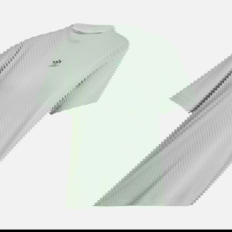adidas Originals Essentials Wide Ribbed Fabric Texture Short-Sleeve Kadın Tişört