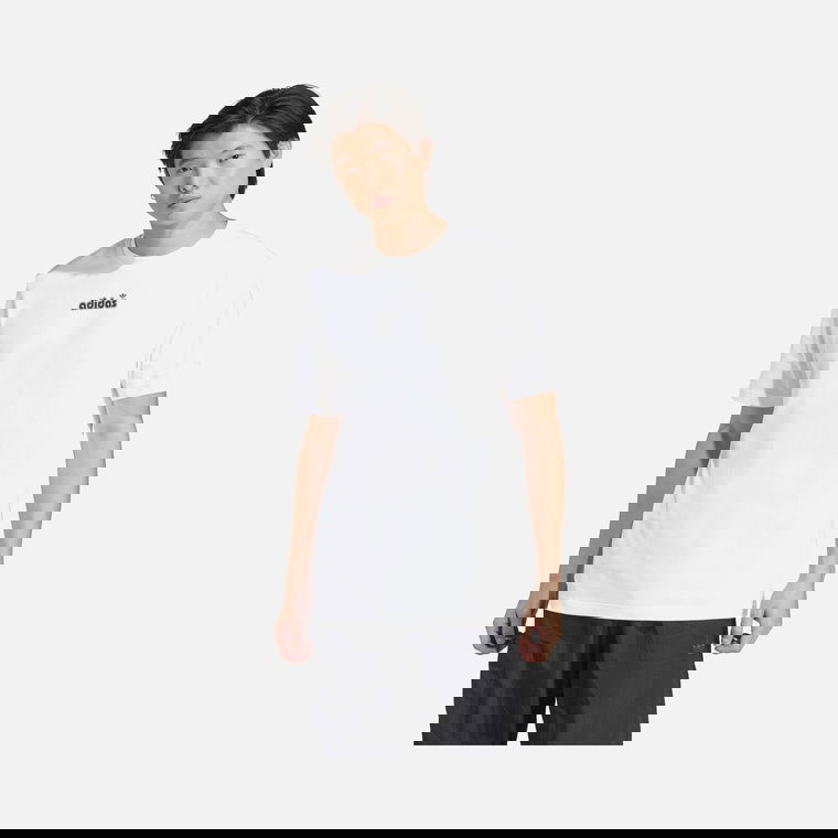 adidas Originals Retro Linear Trefoil Logo Grafix Short-Sleeve Erkek Tişört