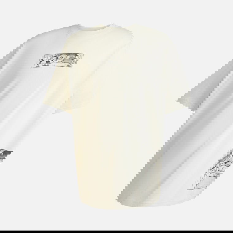 Мужская футболка adidas X Star Wars The Mandalorian Graphic Grogu Print Oversized Gym Training Short-Sleeve для тренировок