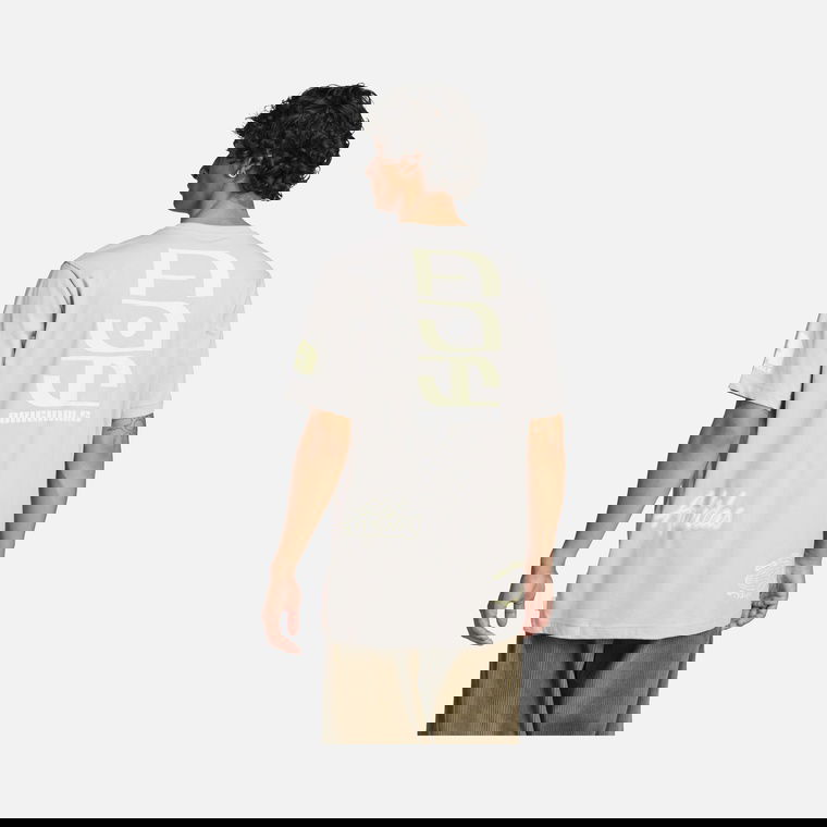 adidas Originals Q12 Sponsor Logo Graphics Loose and Comfortable Cut Short-Sleeve Erkek Tişört