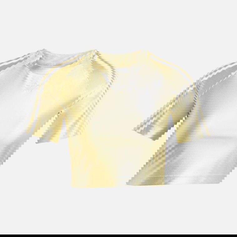 adidas Originals Adicolor Teamgeist Slim-Fit Cropped Short-Sleeve Kadın Tişört