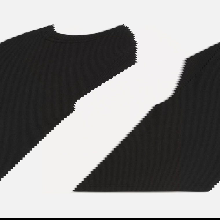Puma Sportswear Wardrobe Essentials Ribbed Baby Cropped Short-Sleeve Kadın Tişört