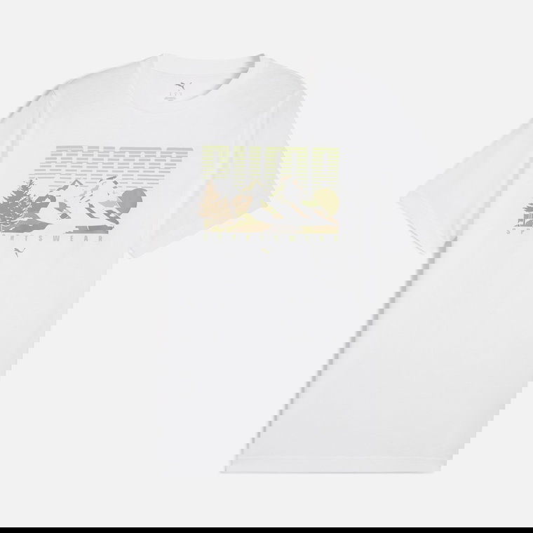 Puma Sportswear Graphics Mountain Regular-Fit Short-Sleeve Erkek Tişört